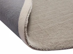Discount Vente-unique Alfombra redonda de pelo medio, 200 x 200 cm, , VELINA Topo