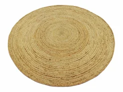 Discount OZAIA Alfombra redonda JAIPUR 100% yute D. 150 cm Natural Color natural claro