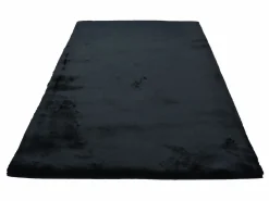 OZAIA Alfombra shaggy de pelo largo efecto piel - 100% - 160 x 230 cm - Marrón - BUNNY