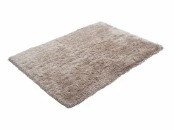 Vente-unique Alfombra shaggy de pelo largo - 200 x 290 cm - Topo - ARDELA