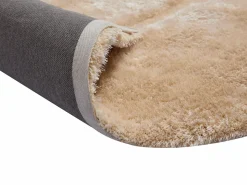Clearance OZAIA Alfombra shaggy de pelo largo - 200 x 290 cm - Gris - PIETRA Beige
