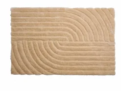 Alfombra shaggy de pelo largo en relieve, 160 x 230 cm, oscuro, MERISA Alfombra De Salón