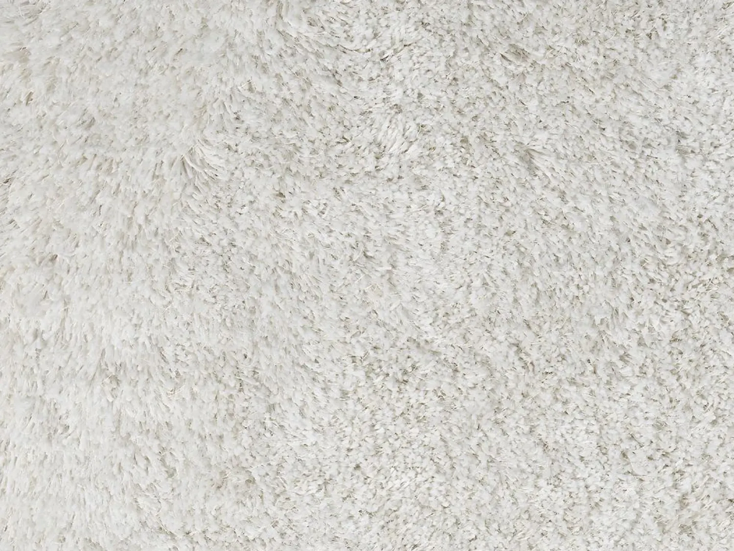 Clearance OZAIA Alfombra shaggy de pelo largo de microfibra - 120 x 170 cm - - HARVEY Blanco