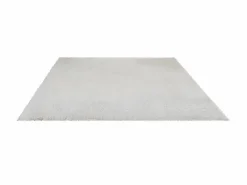Clearance OZAIA Alfombra shaggy de pelo largo de microfibra - 120 x 170 cm - - HARVEY Blanco