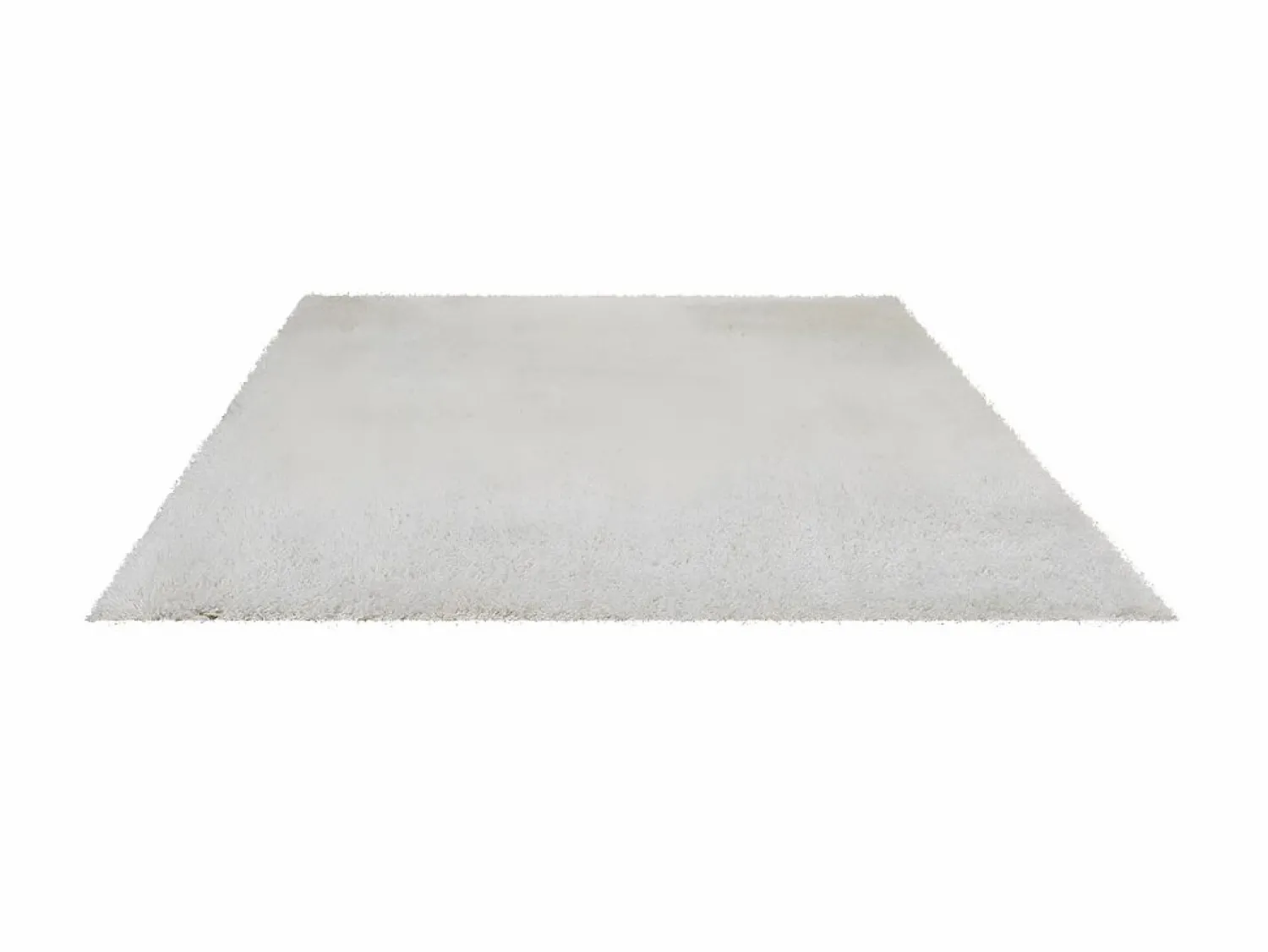Clearance OZAIA Alfombra shaggy de pelo largo de microfibra - 120 x 170 cm - - HARVEY Blanco