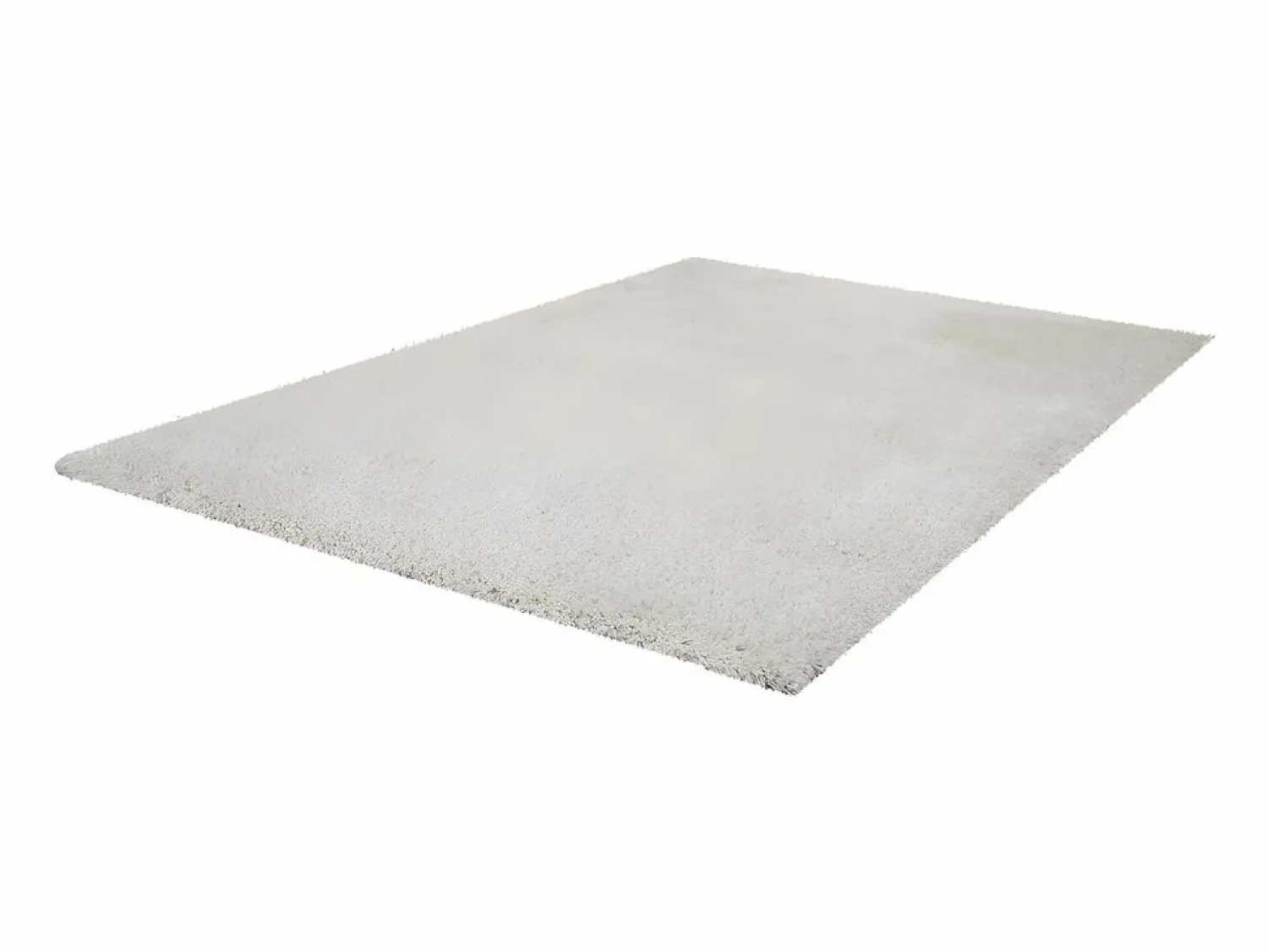 Clearance OZAIA Alfombra shaggy de pelo largo de microfibra - 120 x 170 cm - - HARVEY Blanco