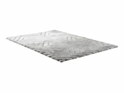 OZAIA Alfombra shaggy efecto 3D MAZE poliéster bicolor 160x230cm