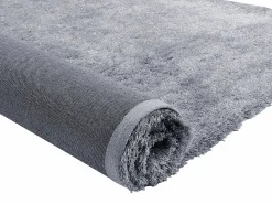 Online Alfombra shaggy mechas largas plateada 160x230 GLITTER Alfombra De Salón