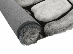 OZAIA Alfombra shaggy PIETRA - poliéster - 200 x 290 cm -