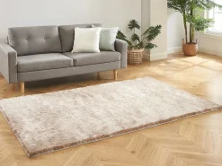 OZAIA Alfombra shaggy ultra suave poliéster 4 tamaños disponibles DOLCE Topo