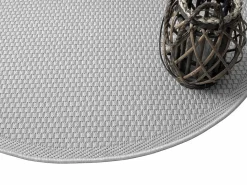 Best Alfombra Toulouse Exterior, Uni, , 120 cm, redondo Alfombra De Exterior