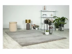 New Meublorama Alfombra 230x160cm, diseño D005M color plata - Confort y elegancia para su interior. Gris