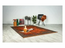Meublorama Alfombra 170x120cm, diseño E509E color terracota - Confort y elegancia para su interior