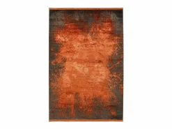Meublorama Alfombra 150x80cm, diseño E509E color terracota - Confort y elegancia para su interior