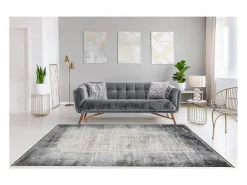 Outlet Alfombra 290x200cm, diseño E109E color plata - Confort y elegancia para su interior. Alfombra Infantil