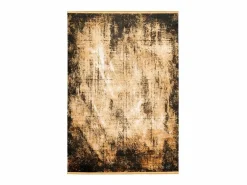 Meublorama Alfombra 150x80cm, diseño E409E en color dorado - Confort y elegancia para su interior