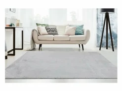 Meublorama Alfombra 150x80cm, diseño E005N color plata - Confort y elegancia para su interior.