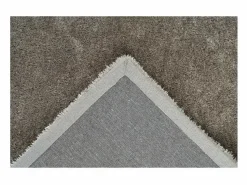 Discount Meublorama Alfombra 150x80cm, diseño G008R color plata - Confort y elegancia para su interior. Gris