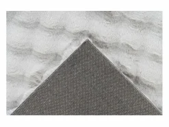 New Meublorama Alfombra 150x80cm, diseño H008Y en color plata - Confort y elegancia para su interior Gris