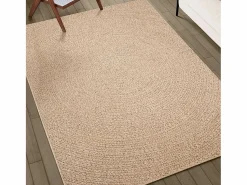 Alfombra ZIZUR apariencia de yute interior y exterior 80x200 cm Alfombra De Exterior|Decoración De Jardín