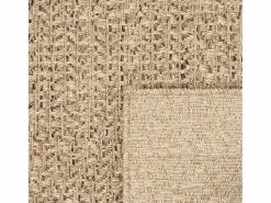 Alfombra ZIZUR apariencia de yute interior y exterior 80x200 cm Alfombra De Exterior|Decoración De Jardín
