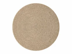 Outlet Alfombra ZIZUR apariencia de yute interior y exterior 120 cm ES81927 Marru00f3n