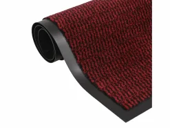 Best Alfombras de entrada rectangulares de nudo 2 uds 80x120 cm ES723448 Rojo