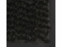 Hot Alfombras de entrada rectangulares de nudo 2 uds 60x90 cm ES153997 Negro