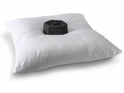 Clearance DREAMEA Almohada 60 x 60 cm OEKO TEX de - 600 gr - MARIN Blanco