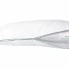 Clearance Almohada Ergocombi ErgoFlakes doble relleno firmeza regulable 90 cm Blanco Almohada