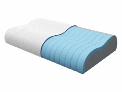 Hot Almohada ergonómica firme de espuma viscoelástica 38 kg/m³. 40 x 60 - CORVICA Almohada