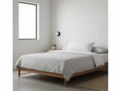 Almohada Noah de fibra tacto seda transpirable blanco 90 cm