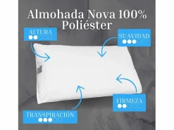 New Almohada Nova Moshy Fibra y Poliéster 100% 150 cm