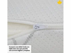 Almohada Viscoelastica 105 cm Descansin | Efecto nube | Visco | Alivia Tensiones | Doble Funda