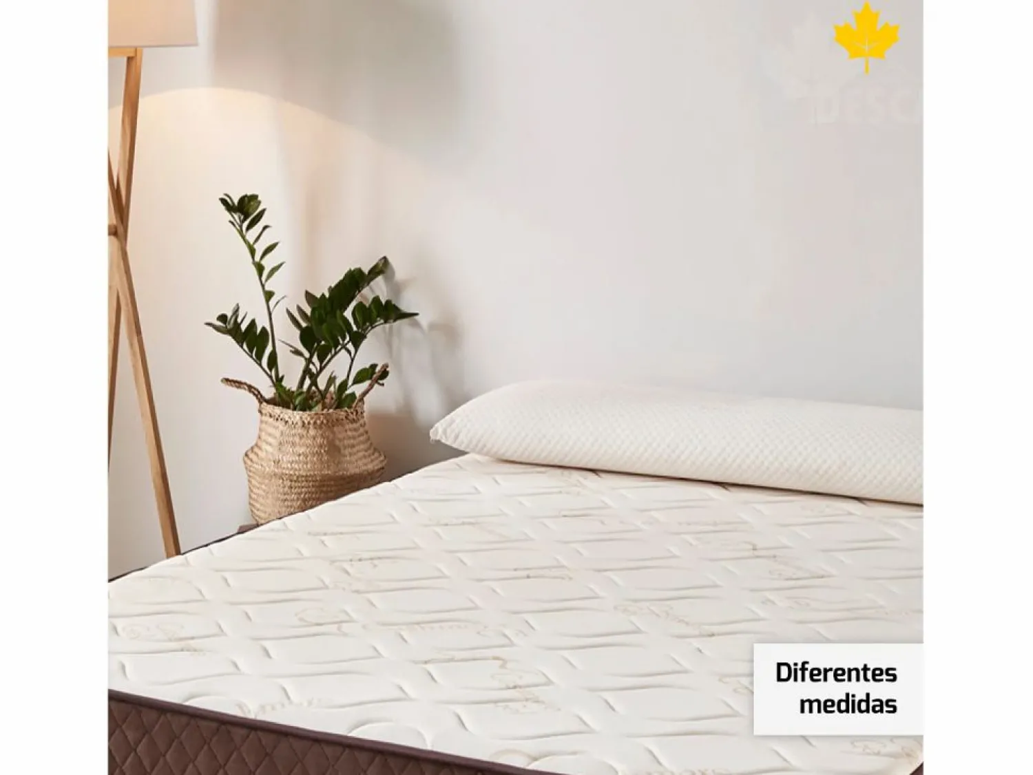 Almohada Viscoelastica 105 cm Descansin | Efecto nube | Visco | Alivia Tensiones | Doble Funda