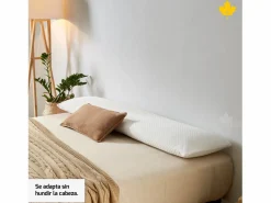 Almohada Viscoelastica 70 cm Descansin | Efecto nube | Visco | Alivia Tensiones | Doble Funda