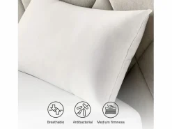 Discount Almohada 40x150cm | HOME | Fibra | Tratamiento Antibacteriano Almohada