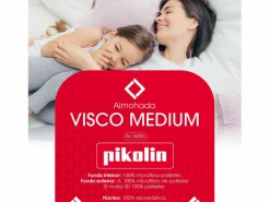 PIKOLIN Almohada 75x40cm | Visco Medium | Visco | Frescor
