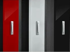 MSO Alti perchero de pared lacado diseño negro - Negro