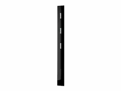 MSO Alti perchero de pared lacado diseño negro - Negro