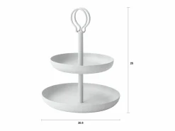 Alzata de metal de mesa con 2 niveles Nik -