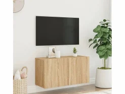 Garden Furniture American Canyon Mueble para TV de pared roble Sonoma 80x30x41 cm