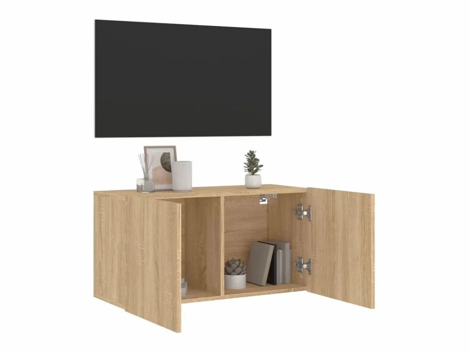 Garden Furniture American Canyon Mueble para TV de pared roble Sonoma 80x30x41 cm