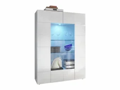 Hot Aparador - LEDS 2 PORTES cristal - lacado CALISTO Vitrina