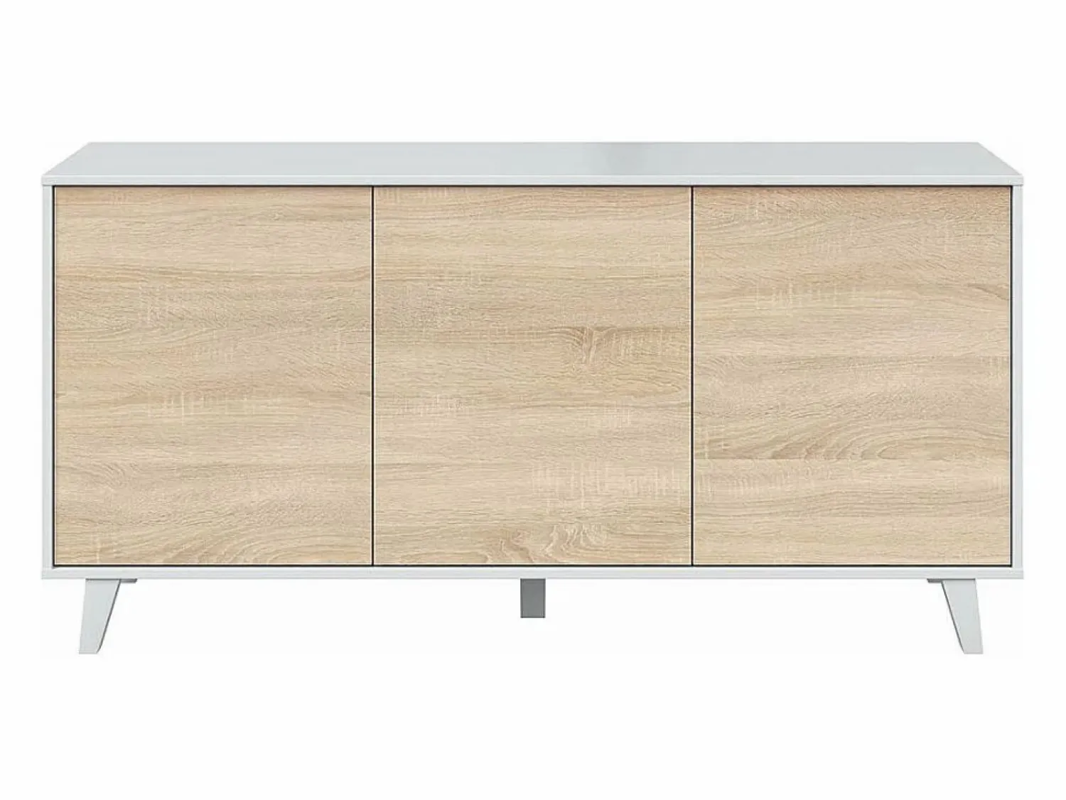 Best Loungitude Aparador 3 puertas - L154 cm - Zaiken Plus Blanco