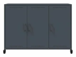vidaxl Aparador acero 100,5x39x72 cm