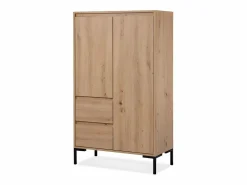 Discount Aparador Alto 2 Puertas 2 Cajones y 2 Estantes H139 cm - Plock Aparador