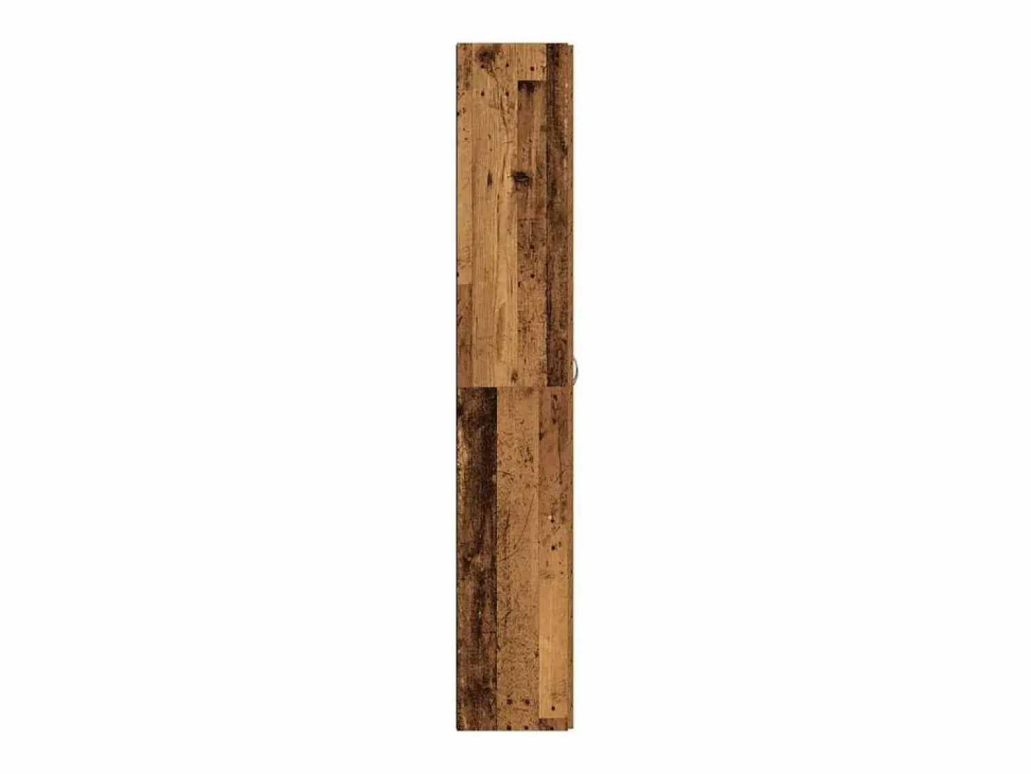 New Aparador alto madera de ingeniería envejecida 60x32x190 cm Armario Oficina