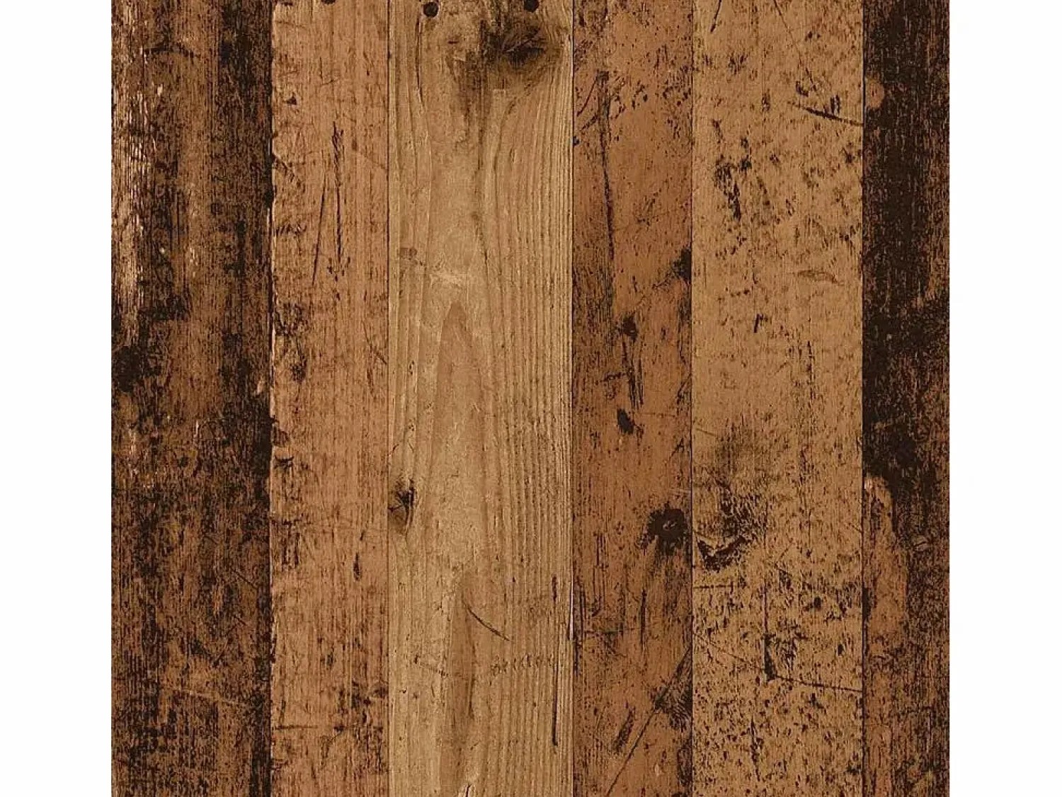 New Aparador alto madera de ingeniería envejecida 60x32x190 cm Armario Oficina