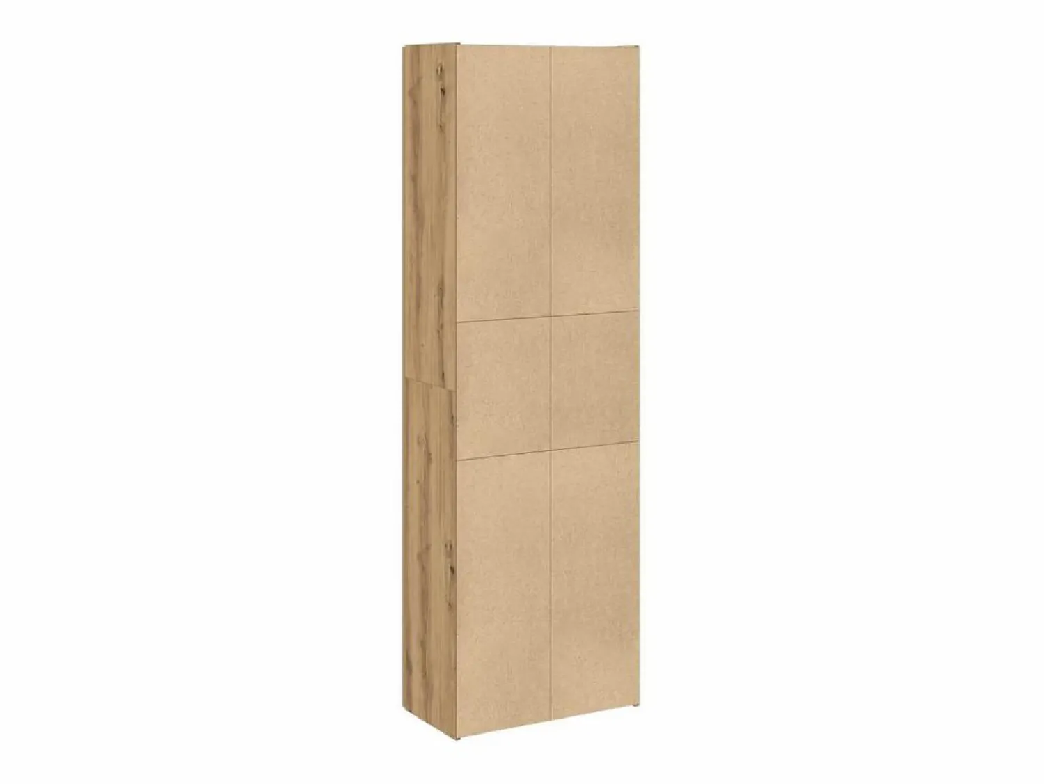 New Aparador alto madera de ingeniería roble artisan 60x32x190 cm Armario Oficina